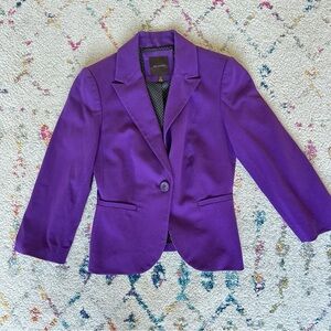 The Limited Purple Blazer size XS